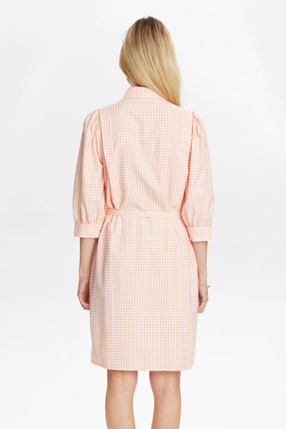 NUDERYA DRESS - Roseate Spoonbill
