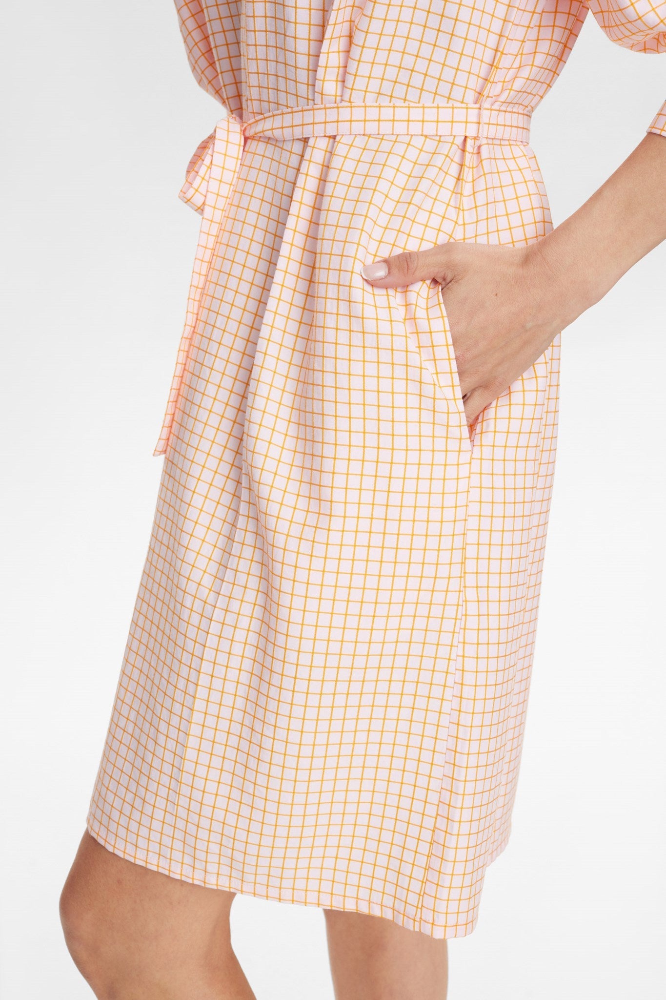 NUDERYA DRESS - Roseate Spoonbill