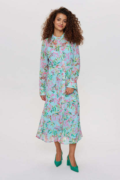 NUKYNDALL NEW DRESS - Iced Aqua