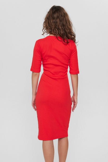 NURILEY DRESS - High Risk Red