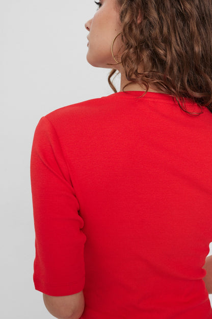 NURILEY DRESS - High Risk Red