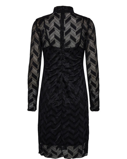 NUMIKA SHORT DRESS - Caviar