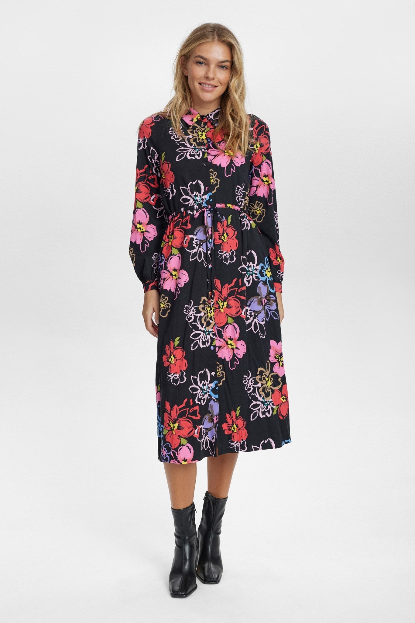 NUHALLIE DRESS - Caviar