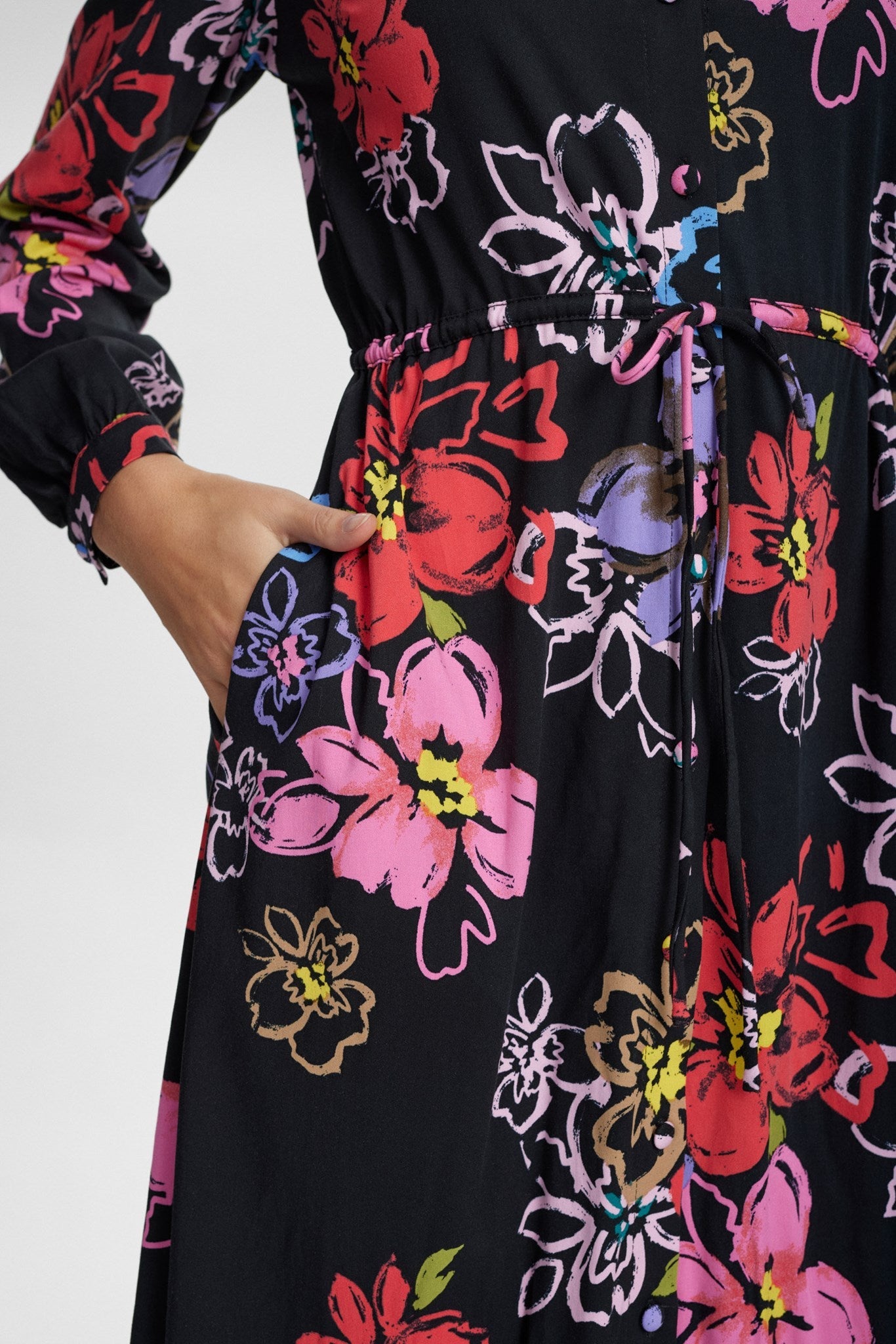 NUHALLIE DRESS - Caviar