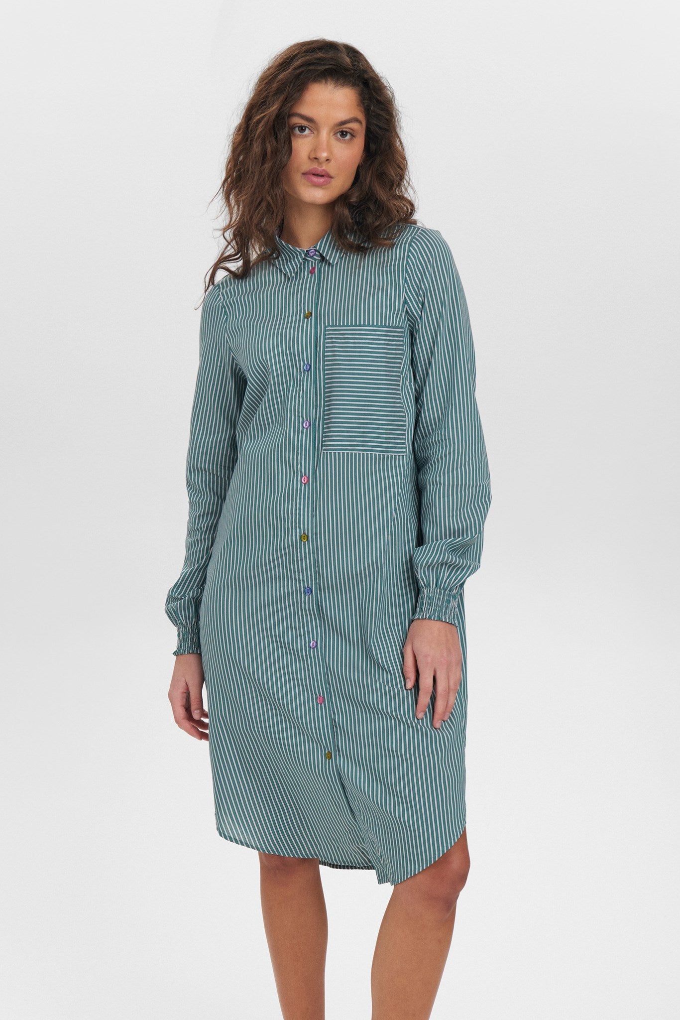 NUFARAH DRESS - Cadmium Green