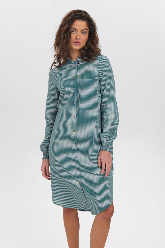 NUFARAH DRESS - Cadmium Green
