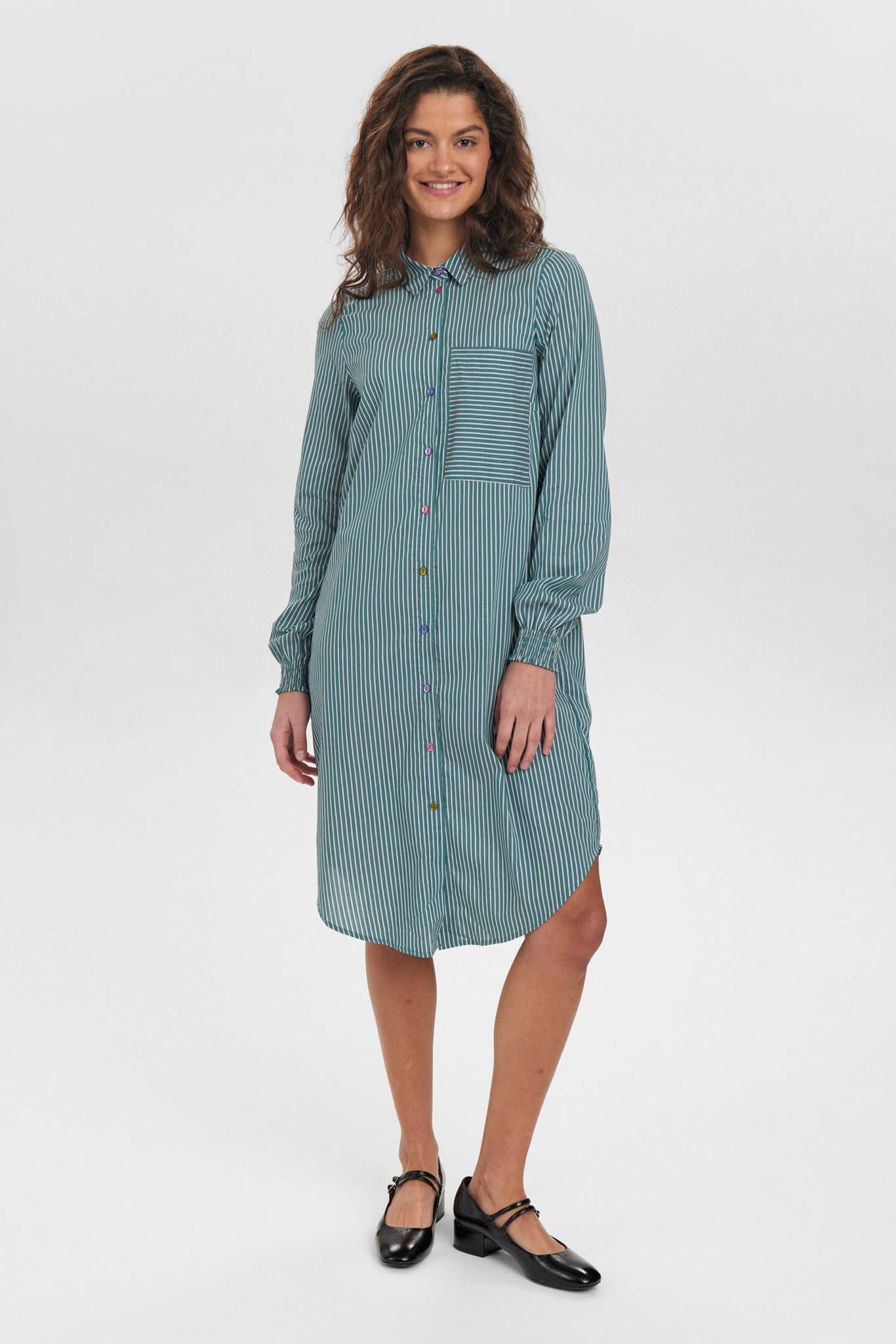 NUFARAH DRESS - Cadmium Green