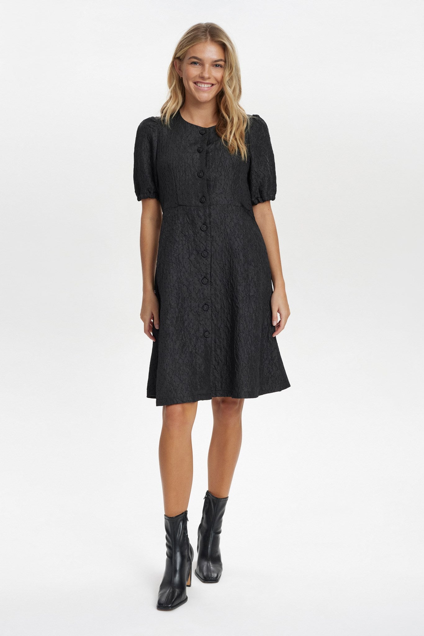 NUDANIELLE DRESS - Caviar