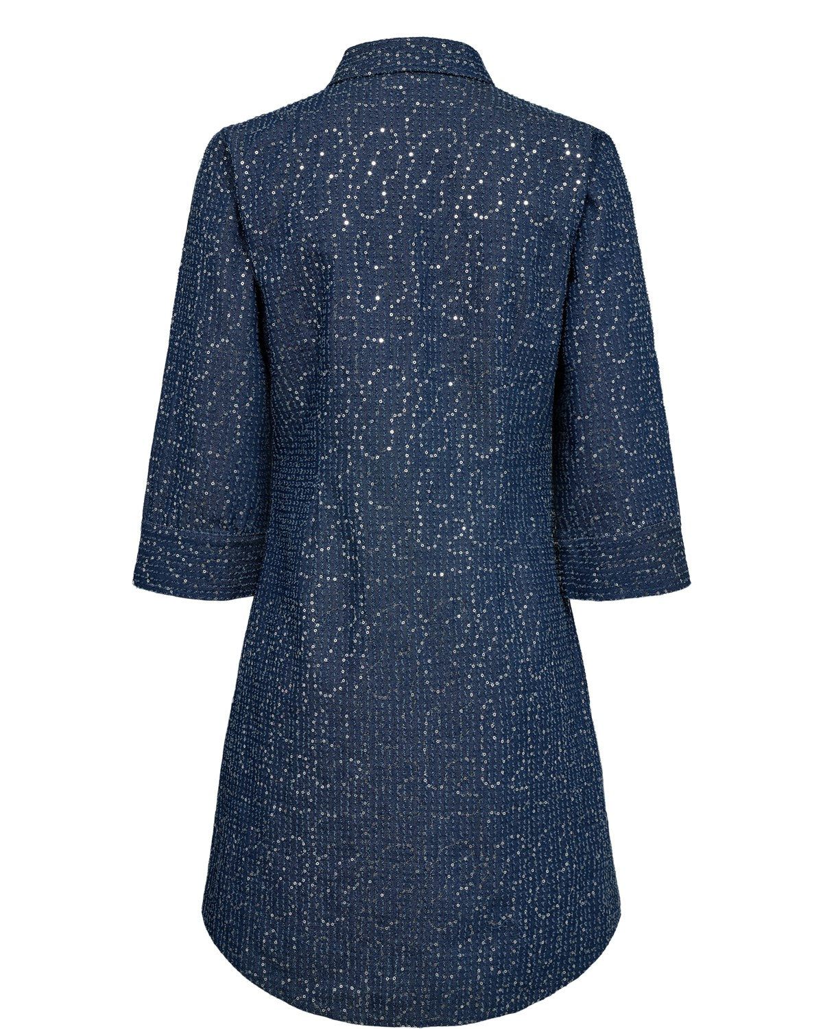 NUJOURNEY DRESS - Medium Blue Denim