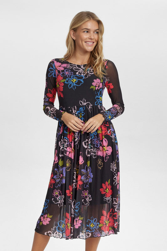 NUFREJA DRESS - Caviar