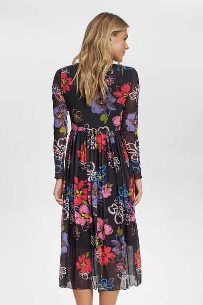 NUFREJA DRESS - Caviar