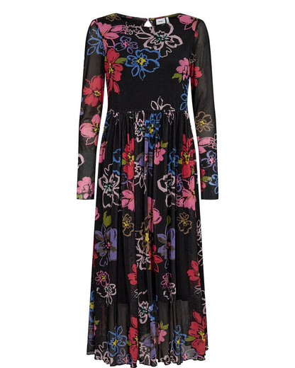 NUFREJA DRESS - Caviar