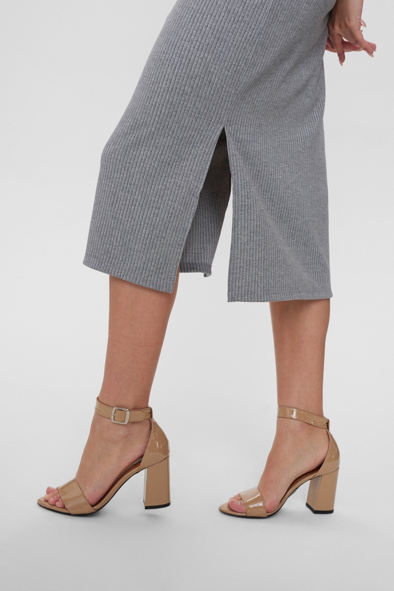 NUCASAS DRESS - Medium Grey mel