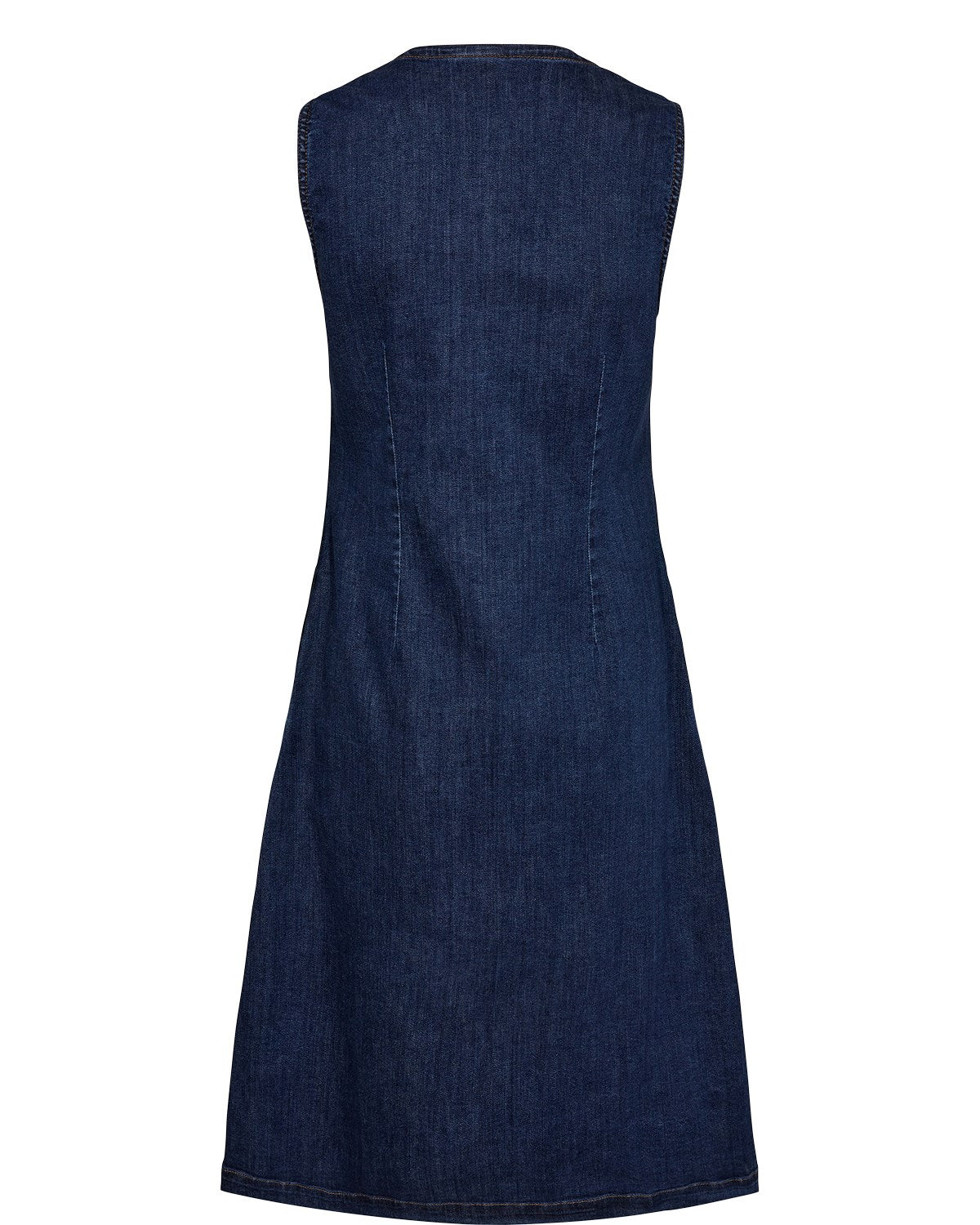 NUAMBER DRESS - Dark Blue Denim