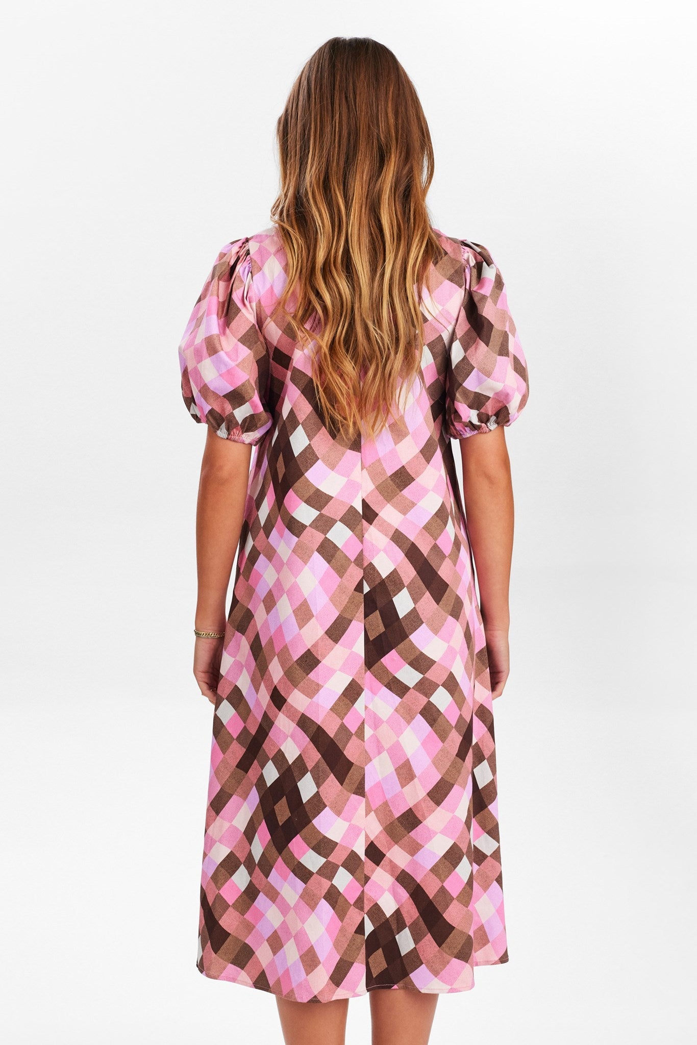 NUWAYLI DRESS - Pink Carnation