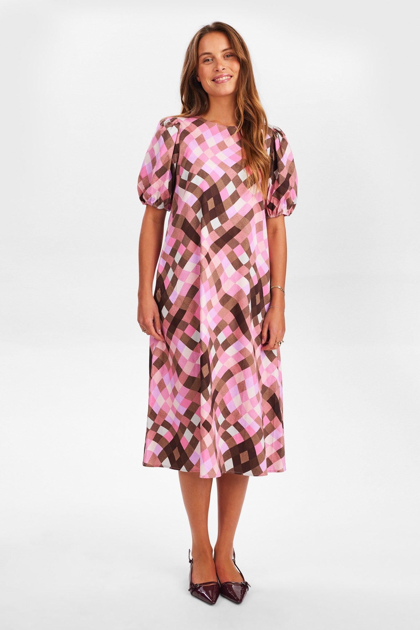 NUWAYLI DRESS - Pink Carnation