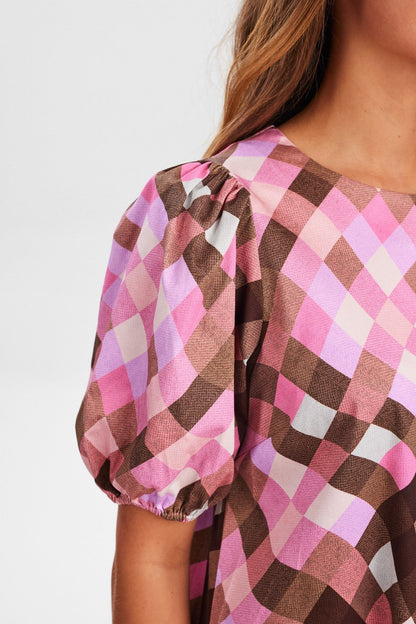 NUWAYLI DRESS - Pink Carnation