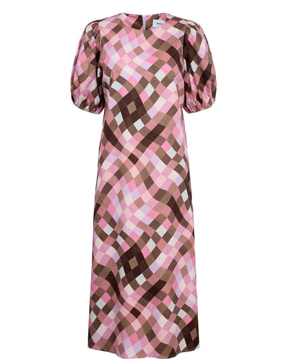 NUWAYLI DRESS - Pink Carnation