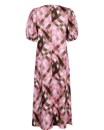 NUWAYLI DRESS - Pink Carnation
