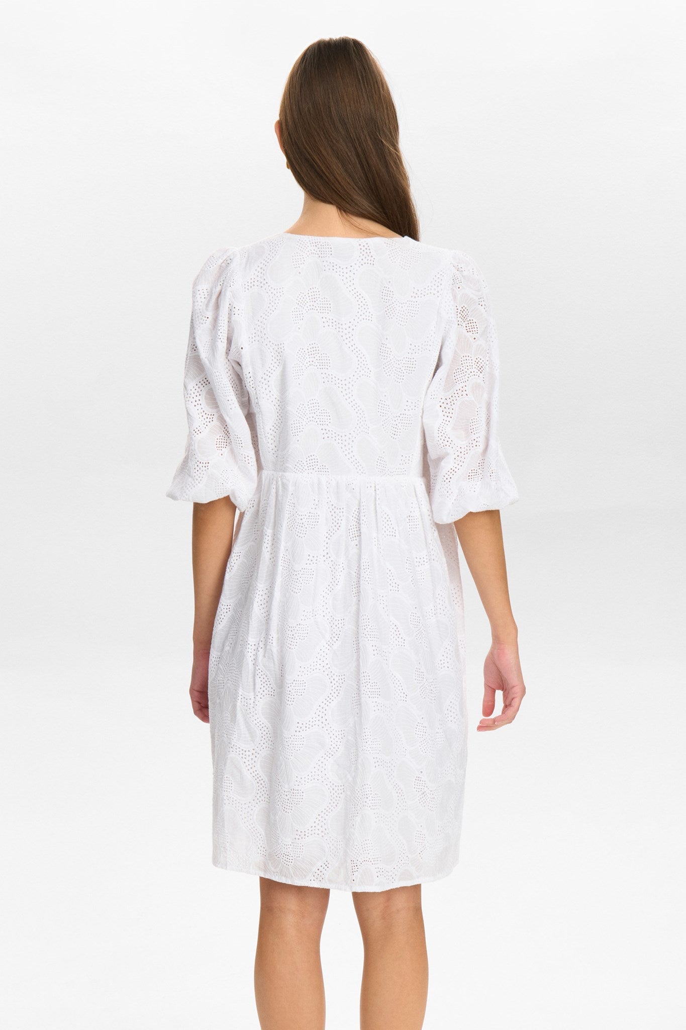 NUHENSLEY DRESS - Bright White