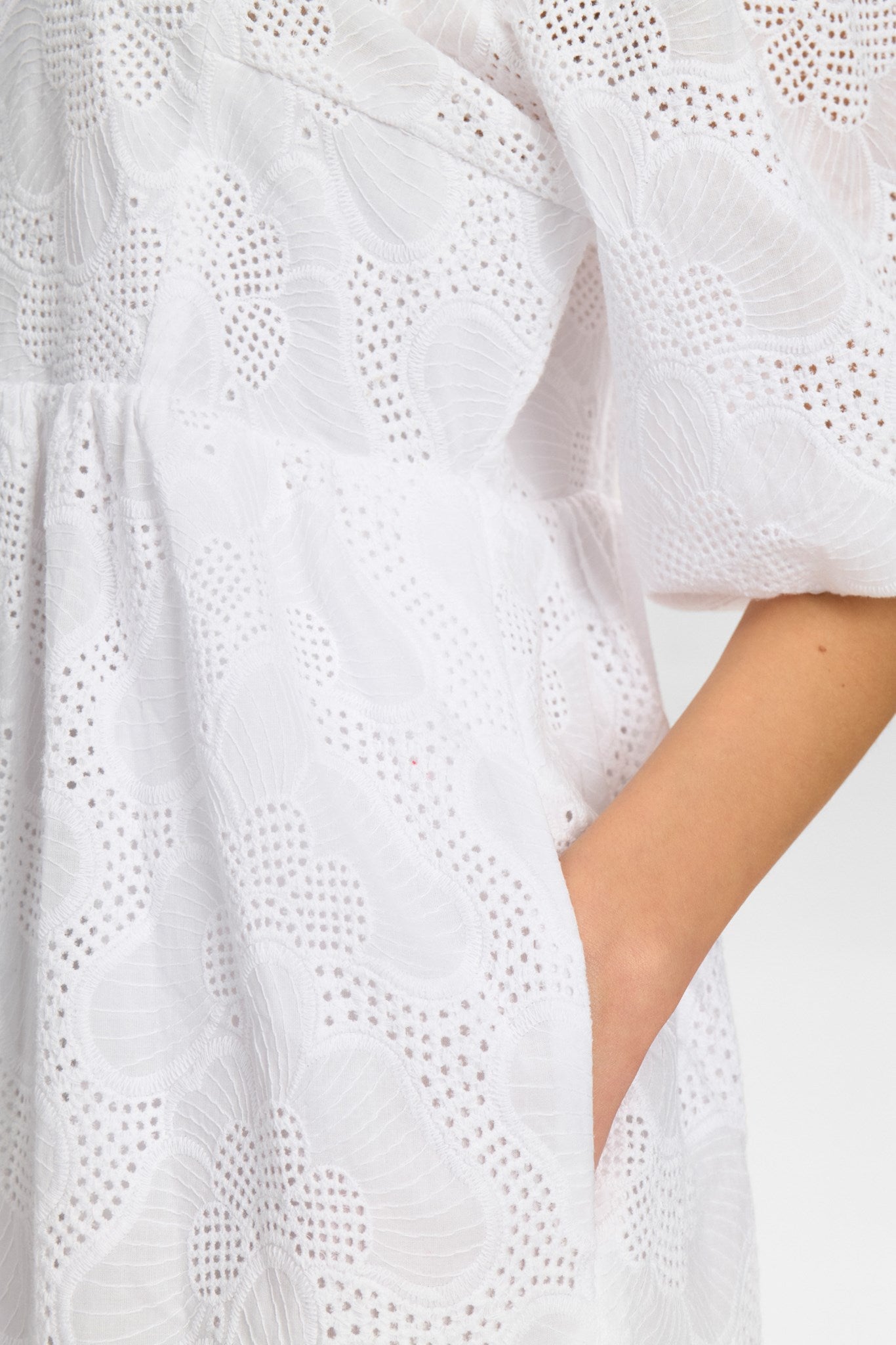 NUHENSLEY DRESS - Bright White