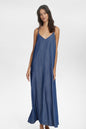 NUHERMIONE DRESS - Medium Blue Denim