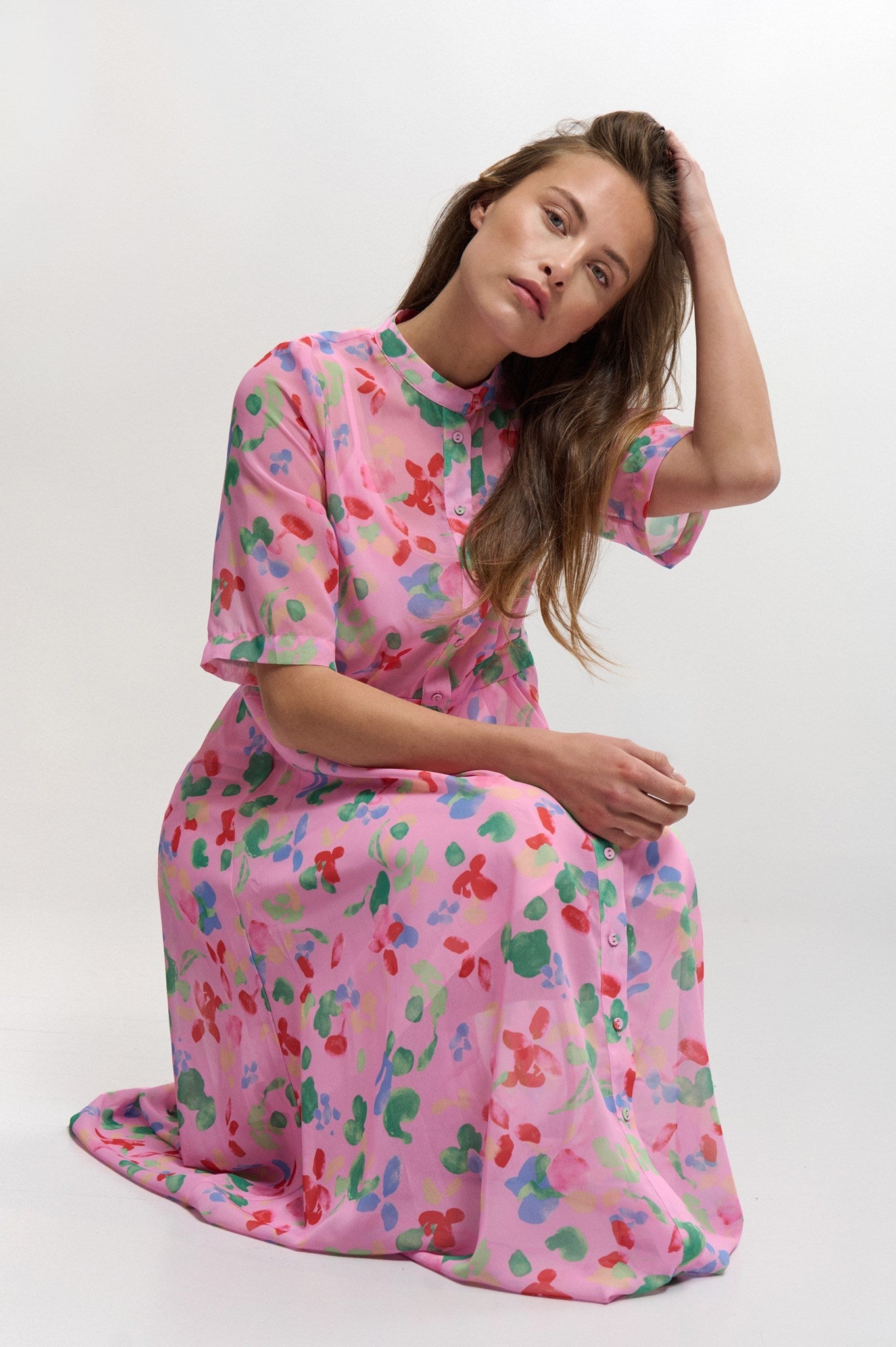 NUKYNDALL NEW SS DRESS - LILAC SACHET