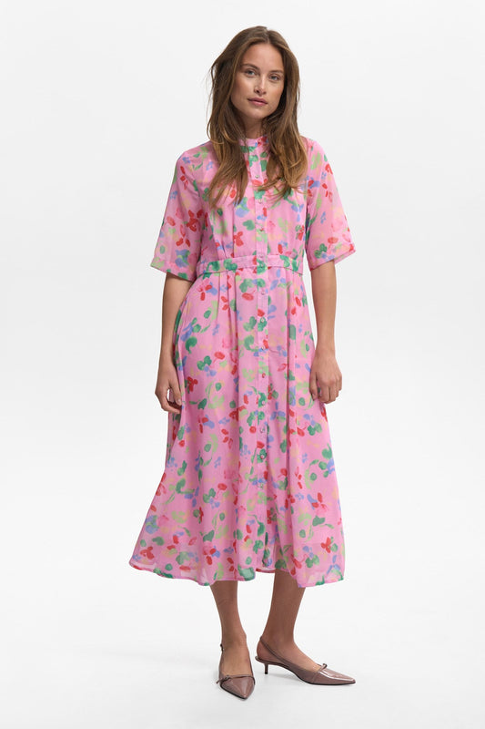 NUKYNDALL NEW SS DRESS - LILAC SACHET