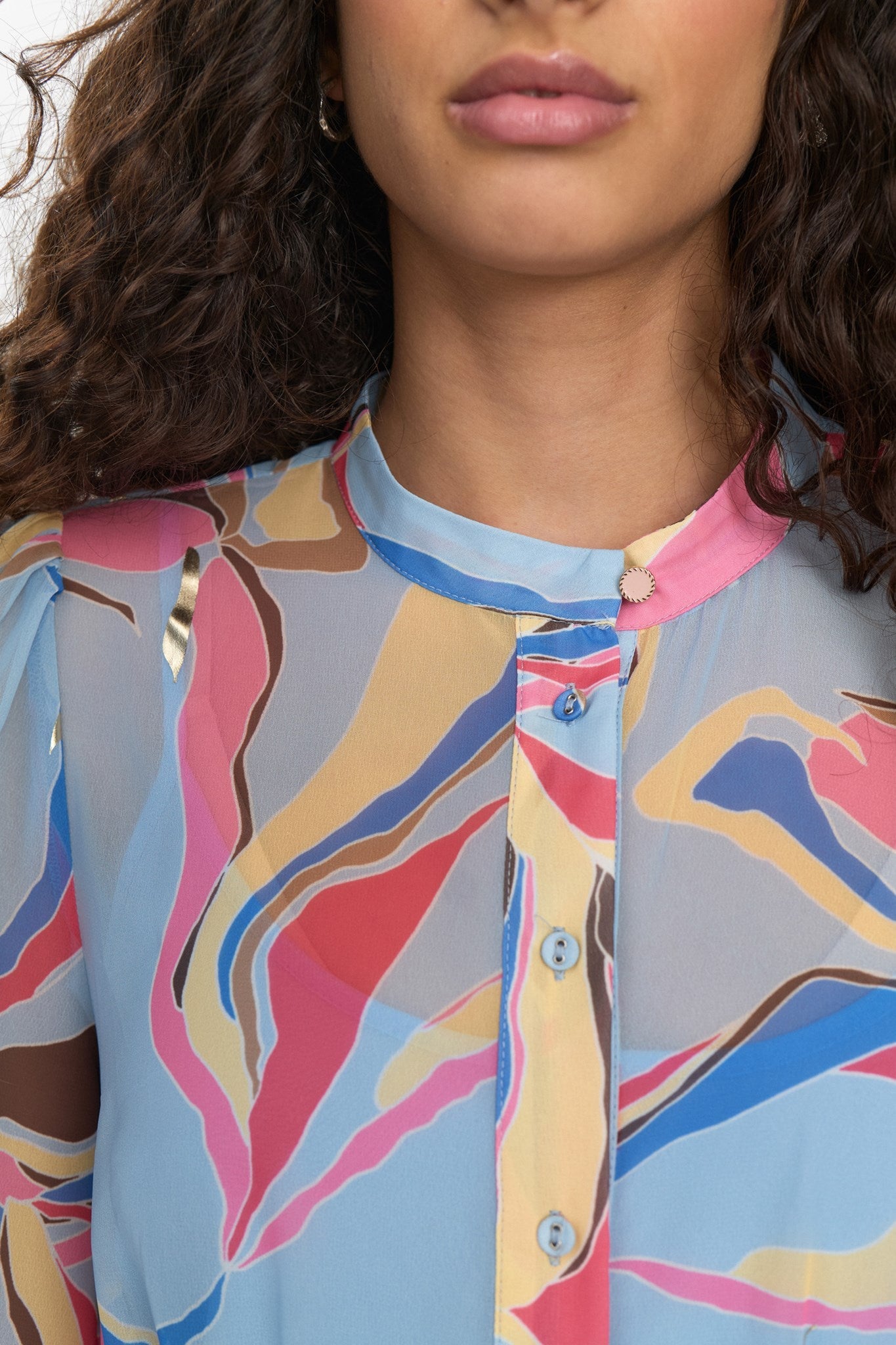 NUKYNDALL SS DRESS - Cerulean