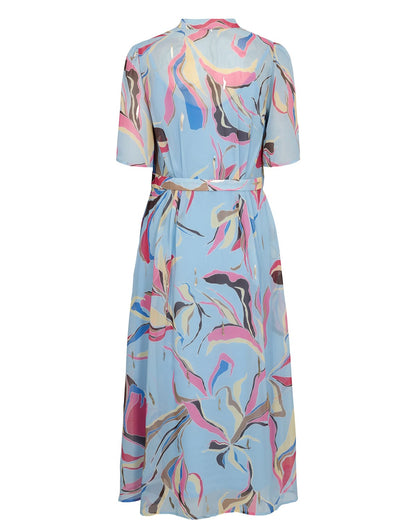 NUKYNDALL SS DRESS - Cerulean