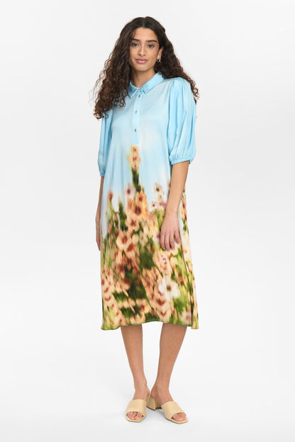 NUVIKKA DRESS - Baltic Sea