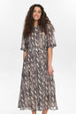 NUKYNDALL SS DRESS - Gray Morn