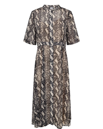 NUKYNDALL SS DRESS - Gray Morn