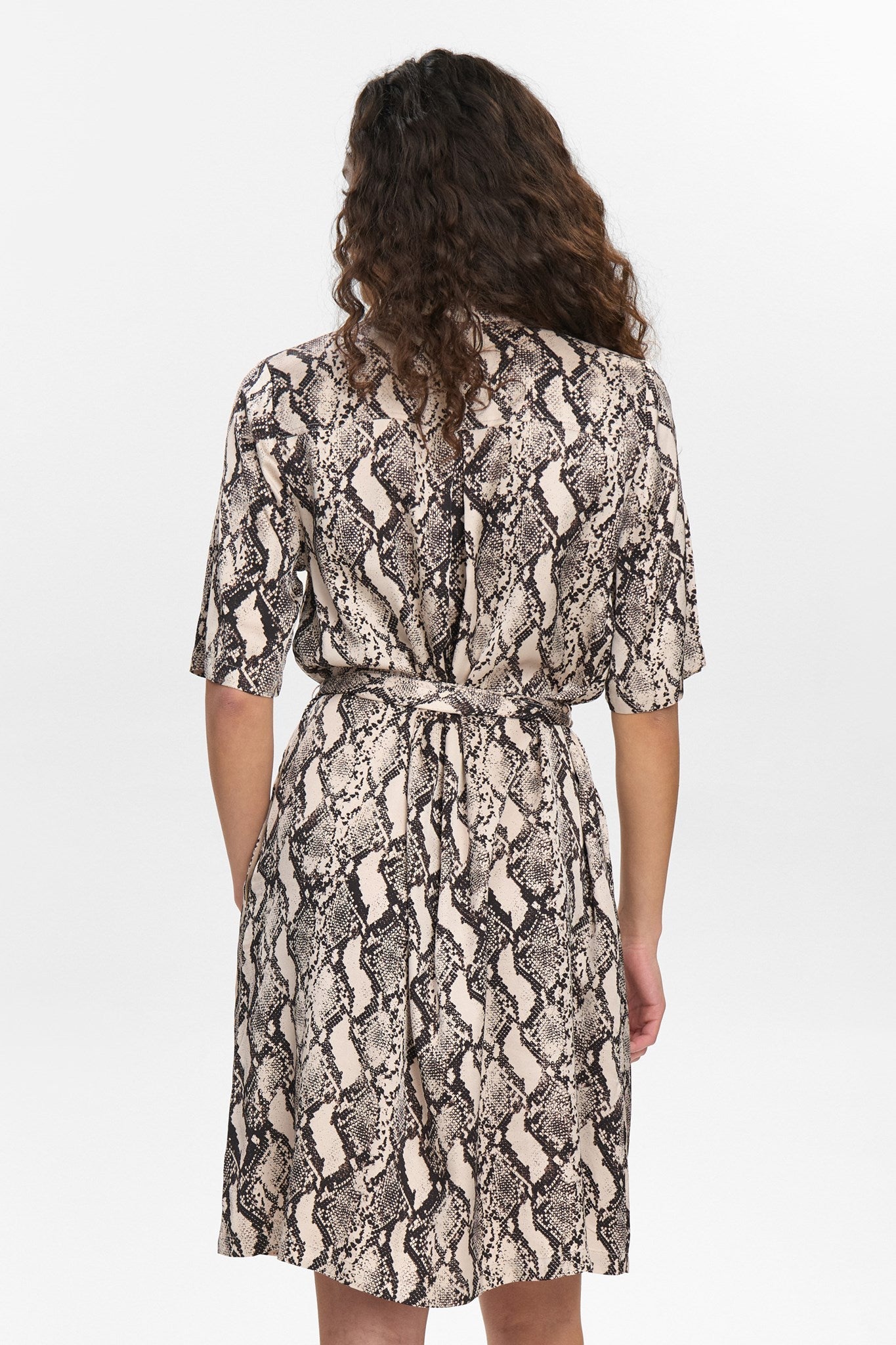 NUVICTORIA SHIRT DRESS - Gray Morn