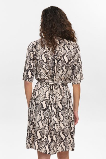 NUVICTORIA SHIRT DRESS - Gray Morn