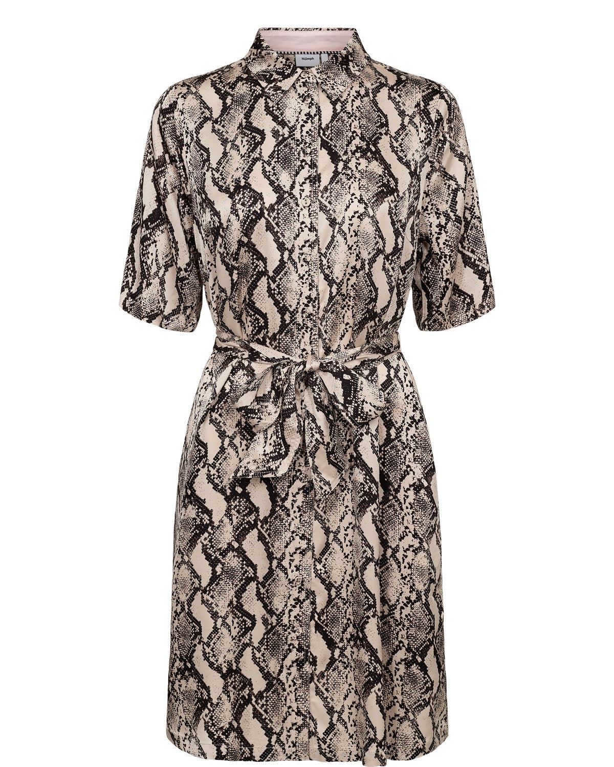 NUVICTORIA SHIRT DRESS - Gray Morn