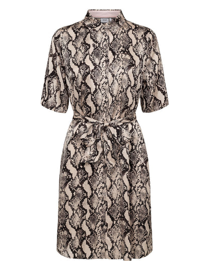 NUVICTORIA SHIRT DRESS - Gray Morn