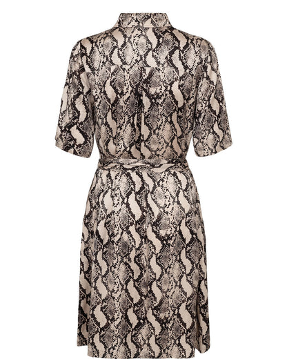 NUVICTORIA SHIRT DRESS - Gray Morn