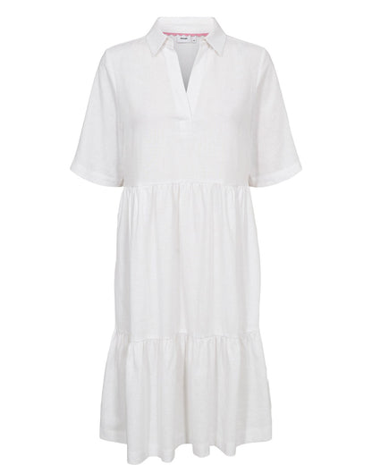 NUYNGVA SS DRESS - Bright White