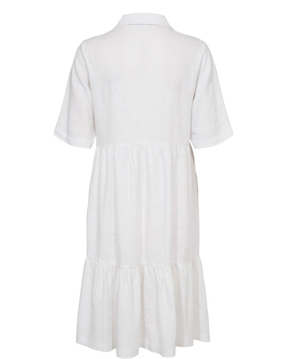 NUYNGVA SS DRESS - Bright White