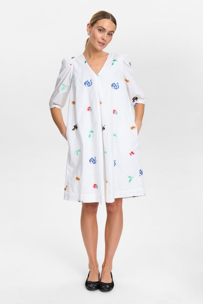 NUVALENTINE DRESS - Bright White