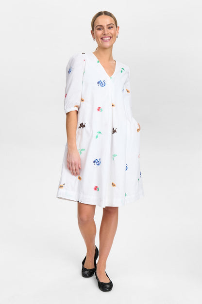 NUVALENTINE DRESS - Bright White