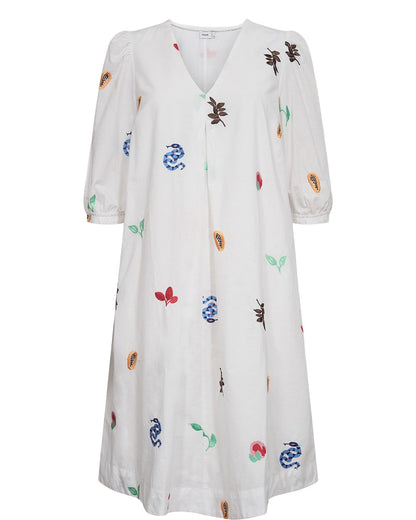 NUVALENTINE DRESS - Bright White
