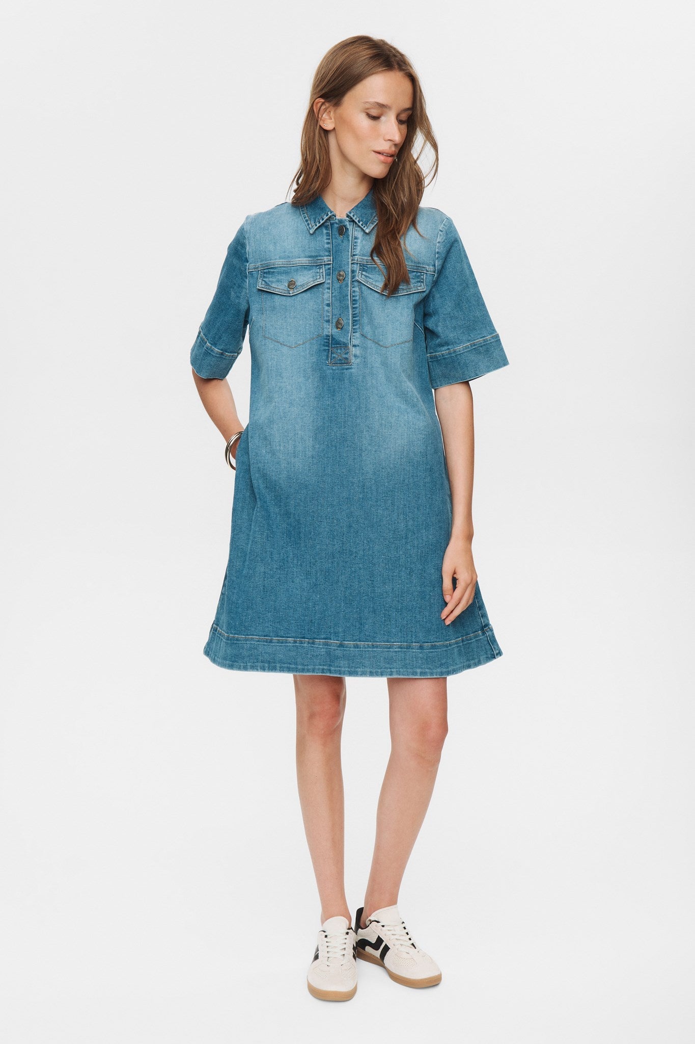 NUPARIS DRESS - Light Denim Blue 2