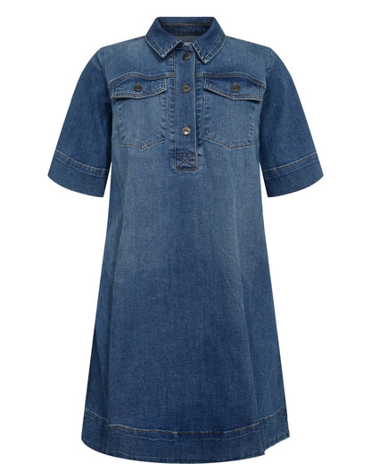 NUPARIS DRESS - Light Denim Blue 2