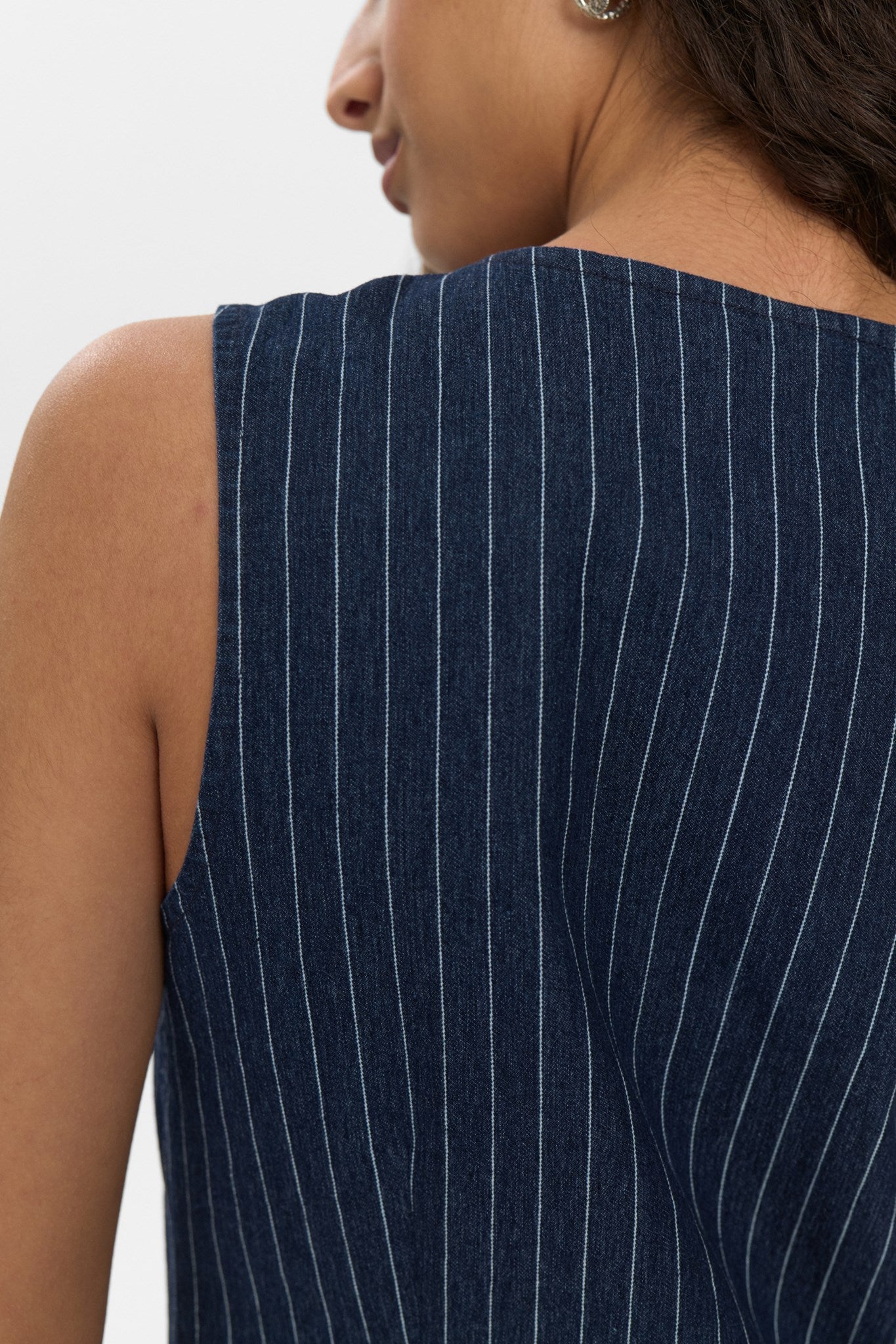 NUVIBEKE DRESS - Medium Blue Denim