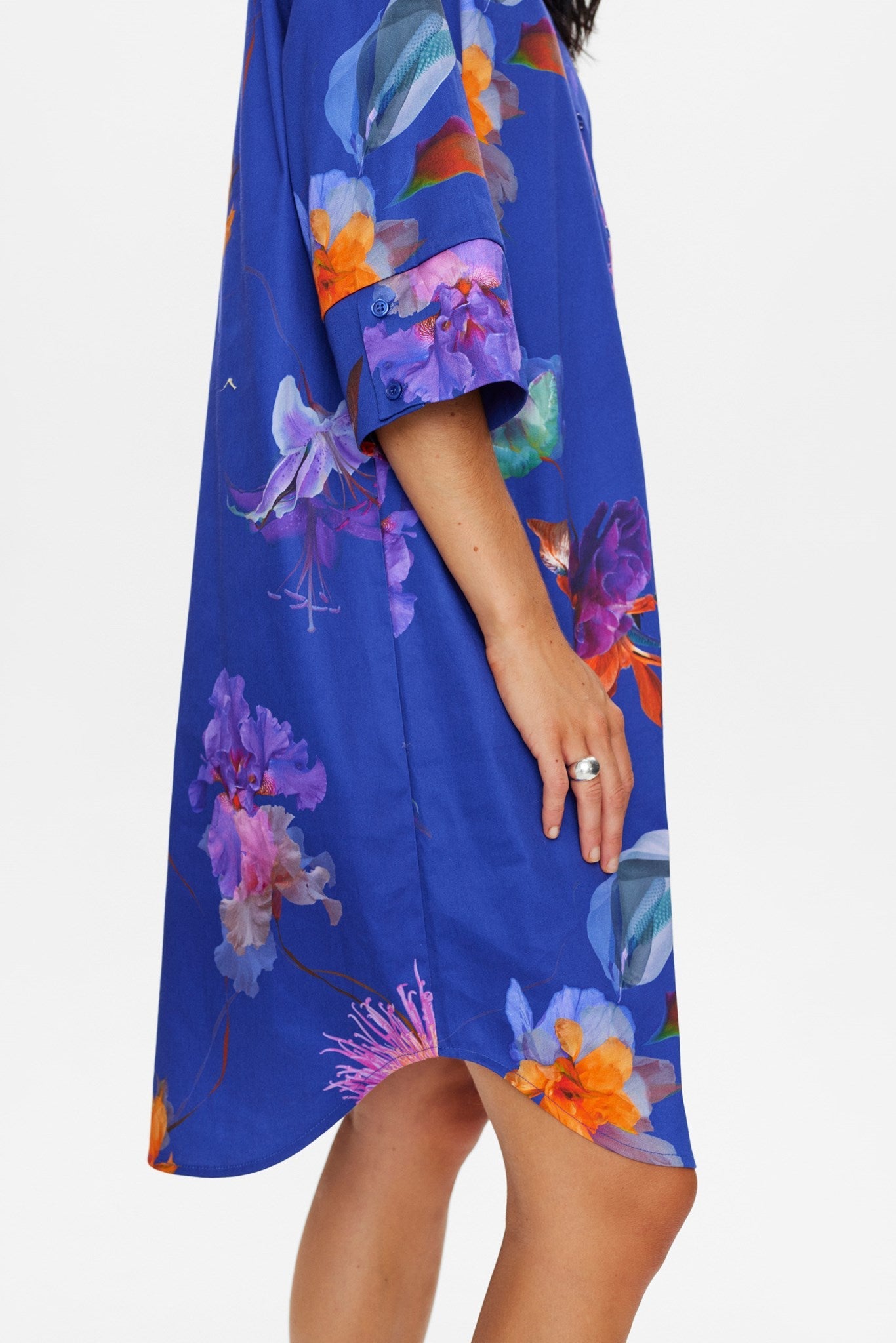 NUGLADYS DRESS - Clematis Blue
