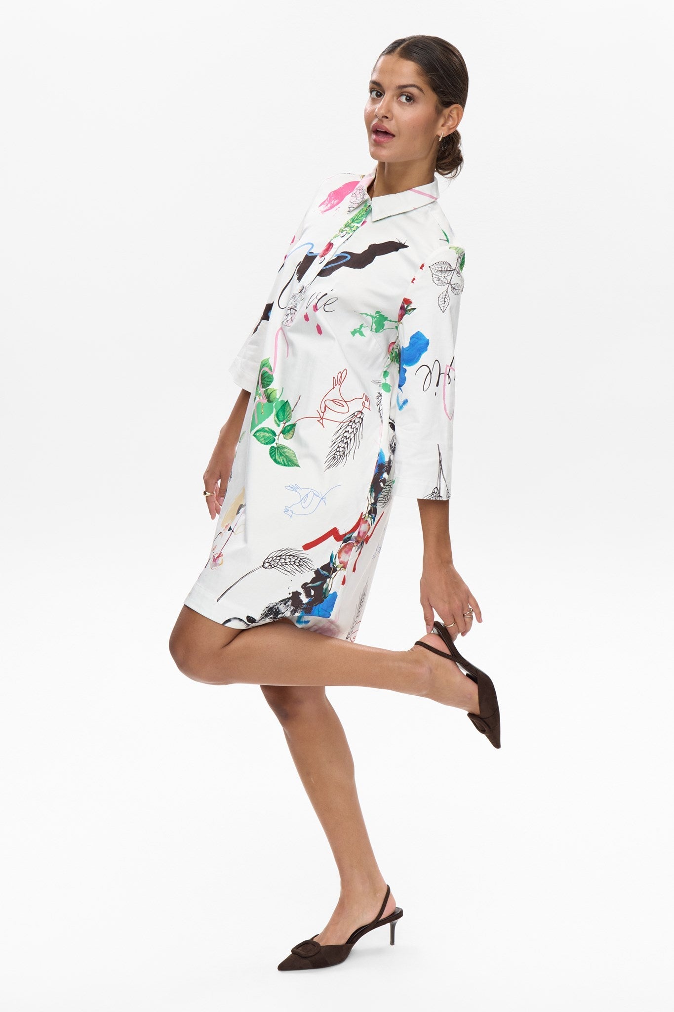 NUSILJA SHIRT DRESS - Pristine