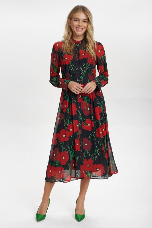 NUKYNDALL NEW DRESS - Fiery Red