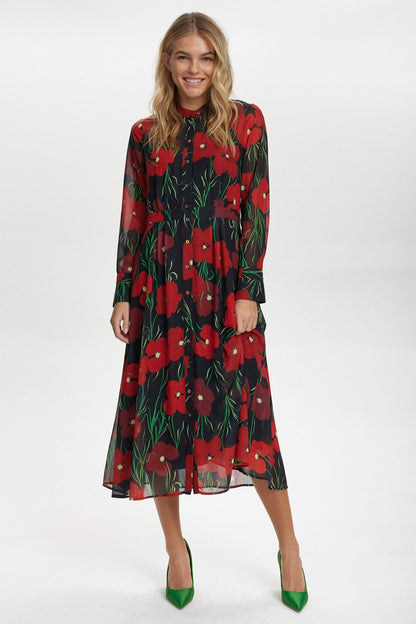 NUKYNDALL NEW DRESS - Fiery Red